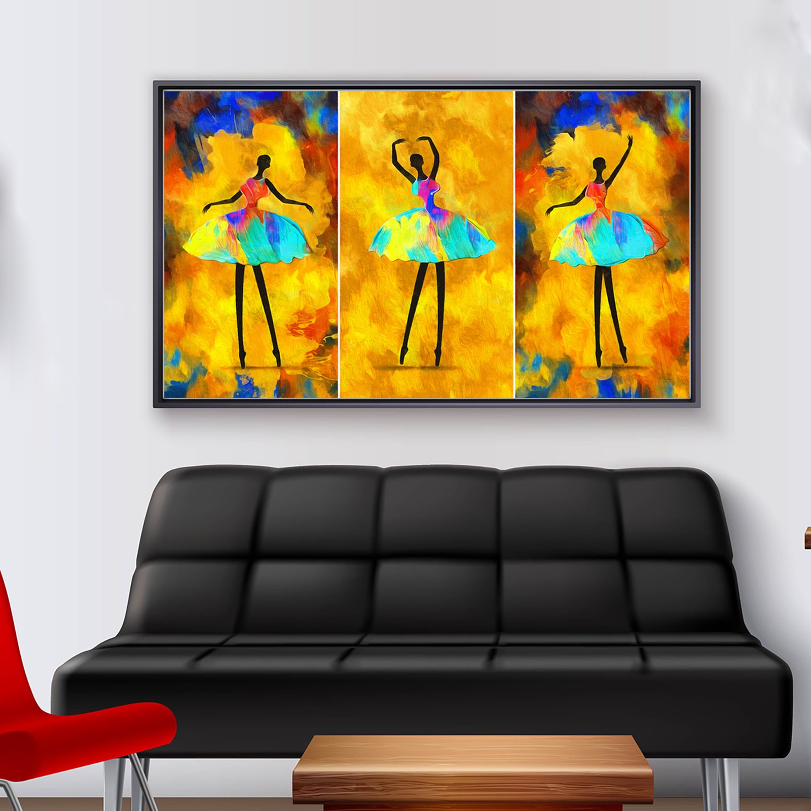  Classic African Dancing Girl Premium Canvas Wall Painting decorative masterpiece for home decor